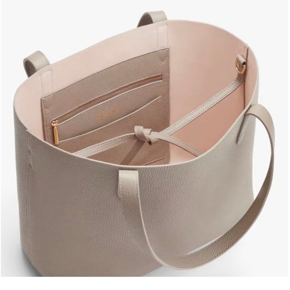Cuyana small structured leather Tote